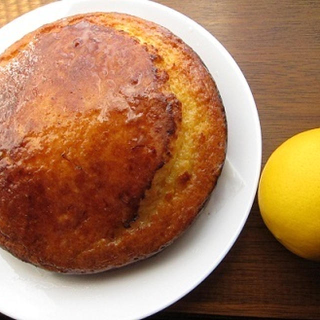 実家のレモンでレモンケーキ♪