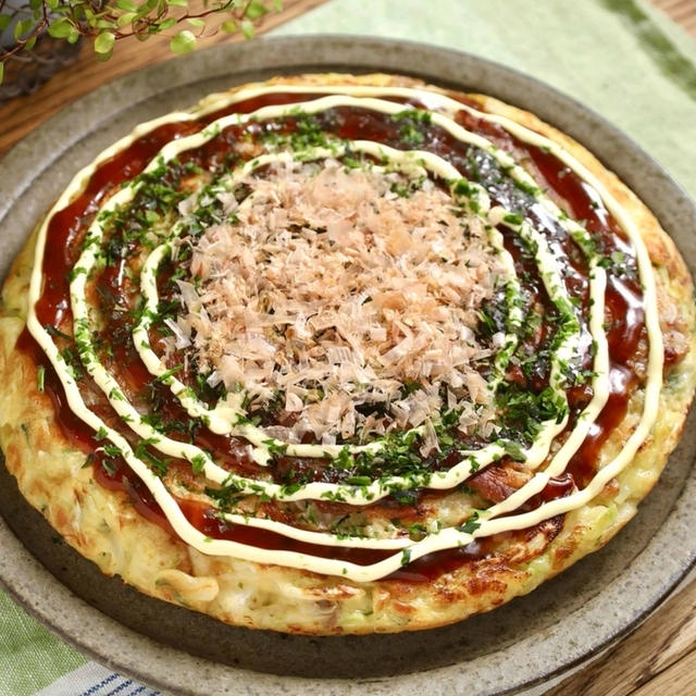 カサ増し&節約！ふわんふわんな【お豆腐お好み焼き】