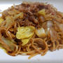 野菜たっぷり焼きそば＆ワンタンスープ