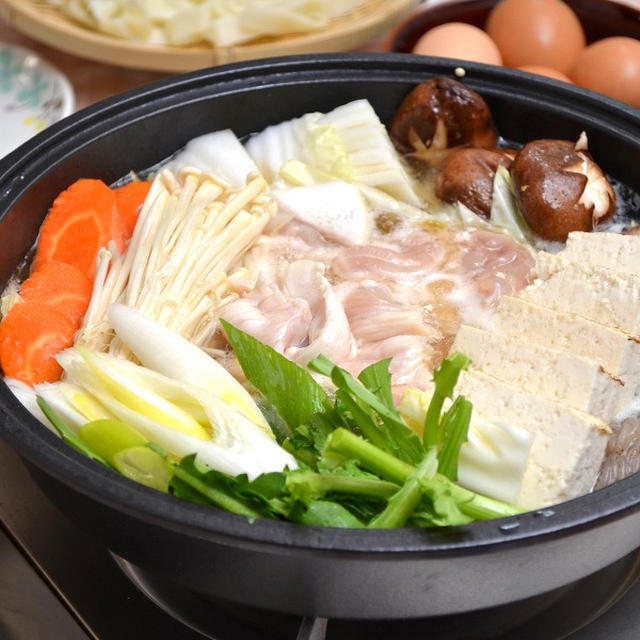 グツグツアツアツで～定番！鶏塩すき焼き。（動画つき）と、2014バレンタイン。