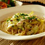 豚バラと白菜のペペロンチーノ風スープスパゲッティ