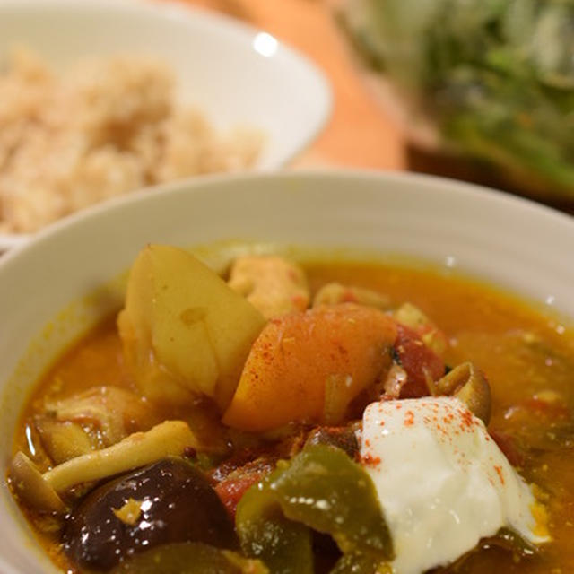 最近ハマっている、お家スープカレー。これが美味い｜ビストロパパ菜園 VS 近隣野鳥軍