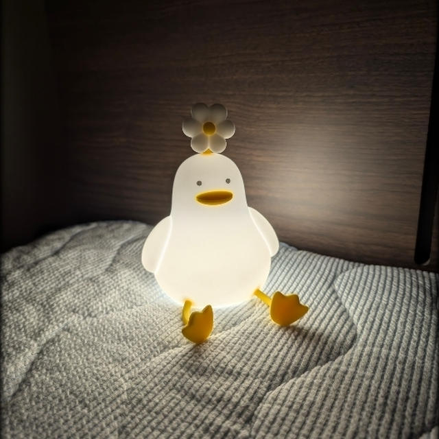 とっても癒されほっこりするアヒルのライトをお迎えしました