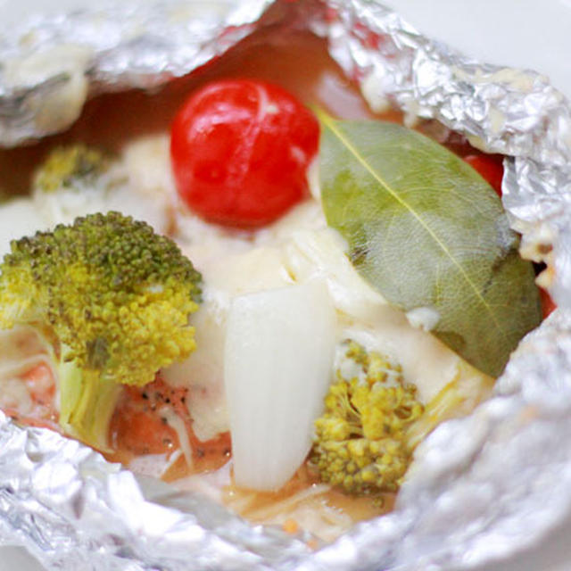 【ピクルス液を使った】鮭の75点ホイル焼き［ピクルス食べ方レシピ］