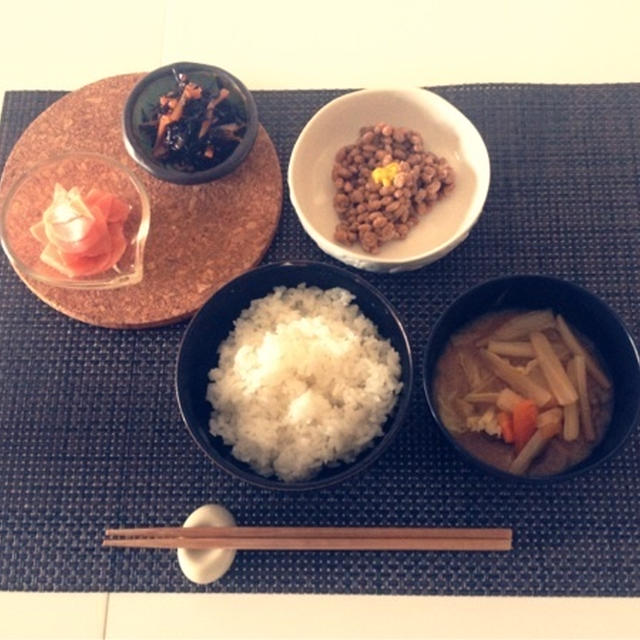 根菜たっぷりの朝ごはん