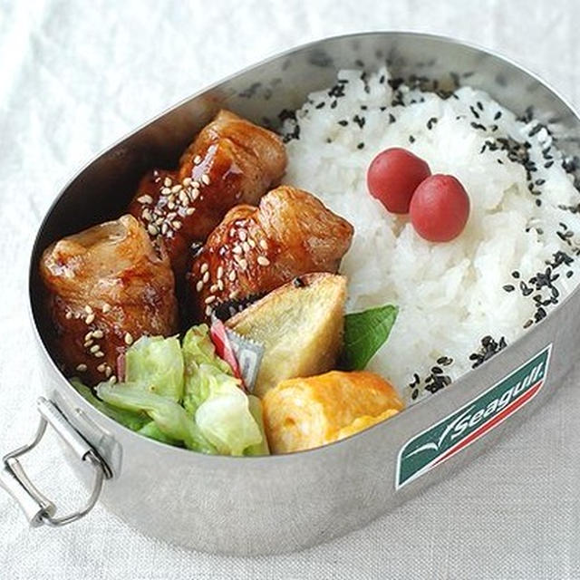 先週のお弁当＊２日分【お弁当の差し色に♪カニカマの海苔マヨ焼き】