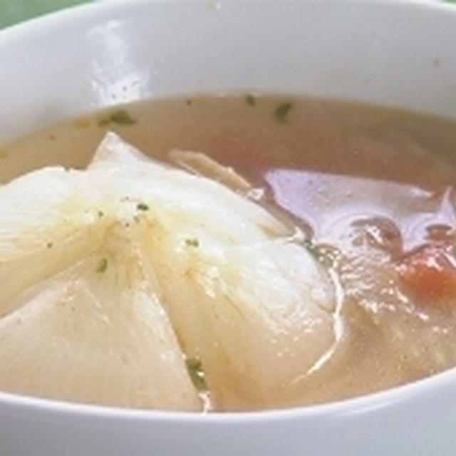 【簡単レシピ】新玉ねぎの丸ごとスープ（あさイチレシピ）