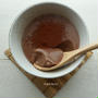 ココナッツホイップと粉寒天で作るチョコプリン風