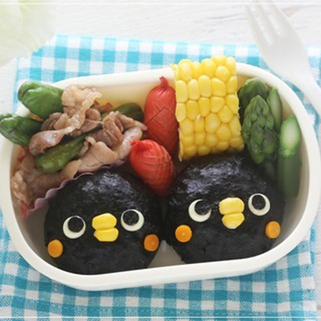 【真っ黒ペンギンのお弁当＊キャラ弁】