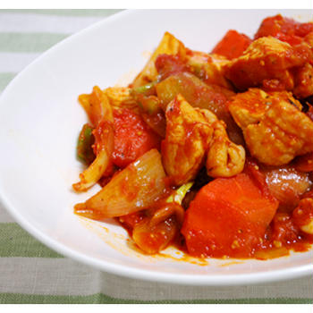 鶏むね肉のトマト煮