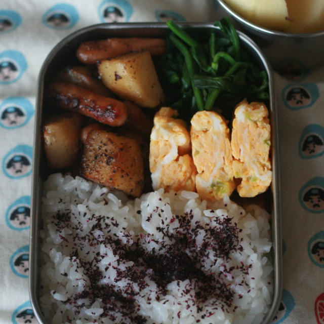 昨日はジャーマンポテト風弁当