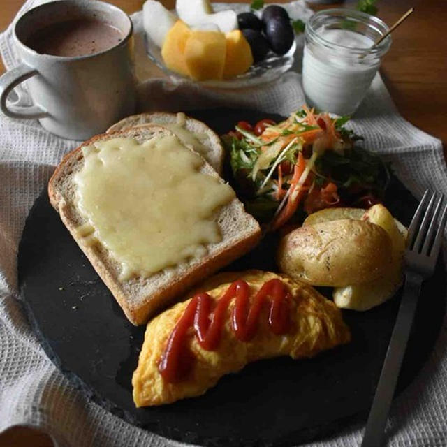 朝ごはん。