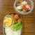 生姜揚げ天と彩りスープの弁当