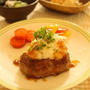 うまみドレッシングで！和風おろしハンバーグ＆秋味！柿と梨の白酢あえ