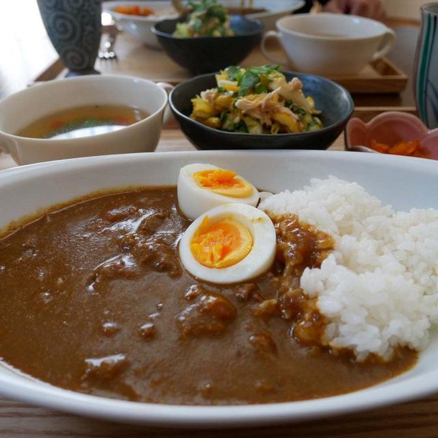 カレーの日のカレーライス#本日のおうちごはん