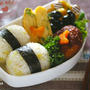 たくあんオニギリのお弁当
