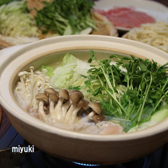水炊き。