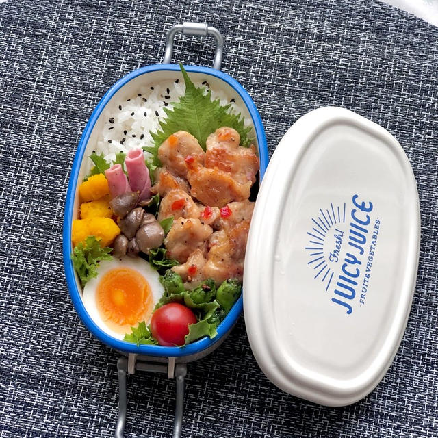 鶏の肩肉でスイチリマヨ弁当