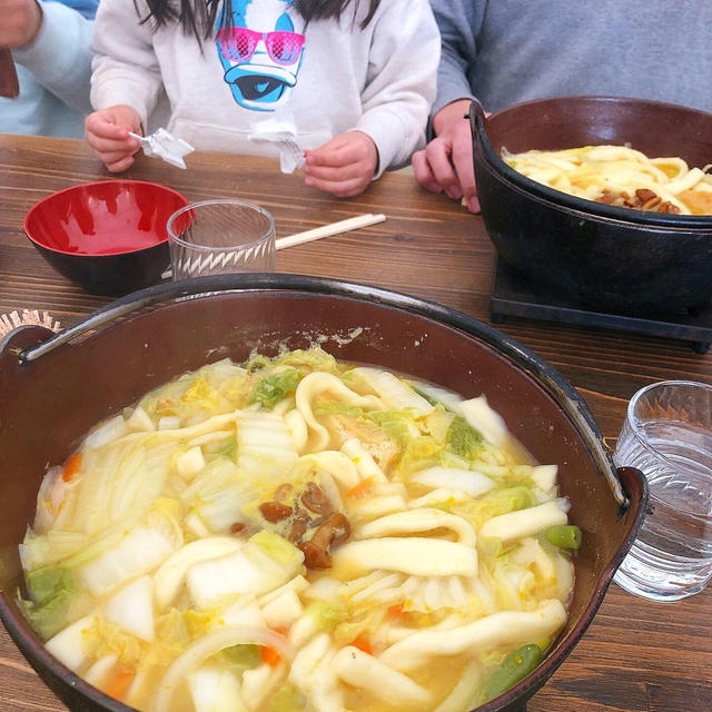 ランチはほうとうです！