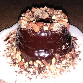 バースデーにチョコレートケーキ