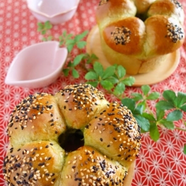 セサミ抹茶☆＆新しいレシピスタンド♪