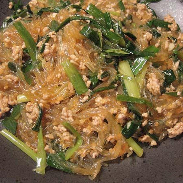 豚ひき肉と春雨の簡単な麻婆春雨