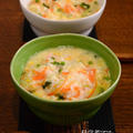 野菜たっぷり玉子がゆであったか朝ごはん