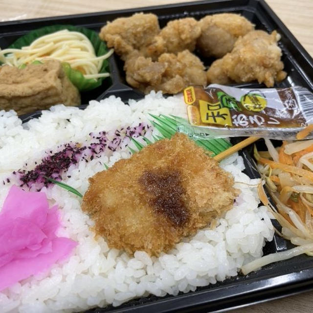 沖縄・浦添「どん丼亭」の唐揚げ弁当を食べてみた