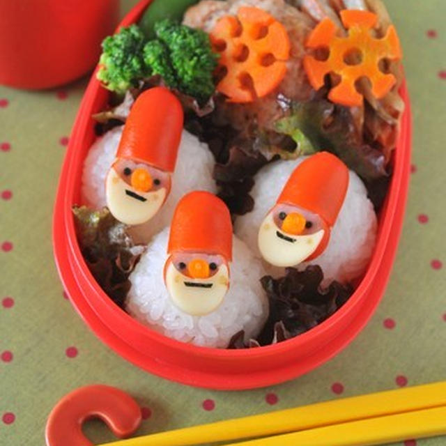 【連載】レシピブログ「ミニサンタウインナーのお弁当」