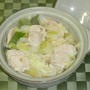 鶏胸肉のねぎ鍋