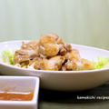 鶏肉の岩塩焼き（エスニック風梅ソース）＆「徳島旅行　残りの麺写真」