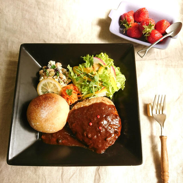 ＊ハンバーグランチ＊