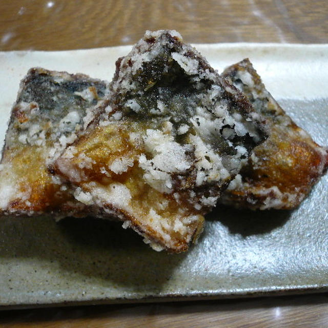 ゴマサバの竜田揚げ