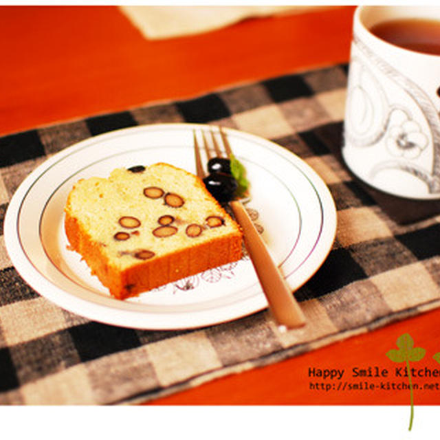 黒豆のケーキ