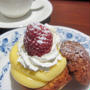 ドトール☆まるごと苺のシューシャポー＋選べるドリンクセット 490円