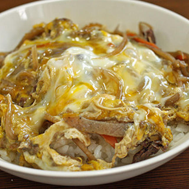 半熟具合が良かった「きんぴら玉子丼」