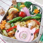 塩焼きそば＊蚊やりぶたちゃんのお弁当