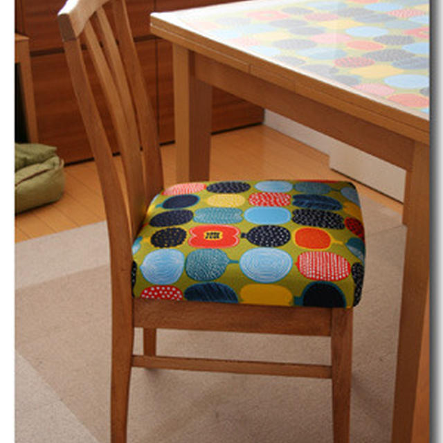 マリメッコの椅子カバー By ｍｏｍｏさん レシピブログ 料理ブログのレシピ満載