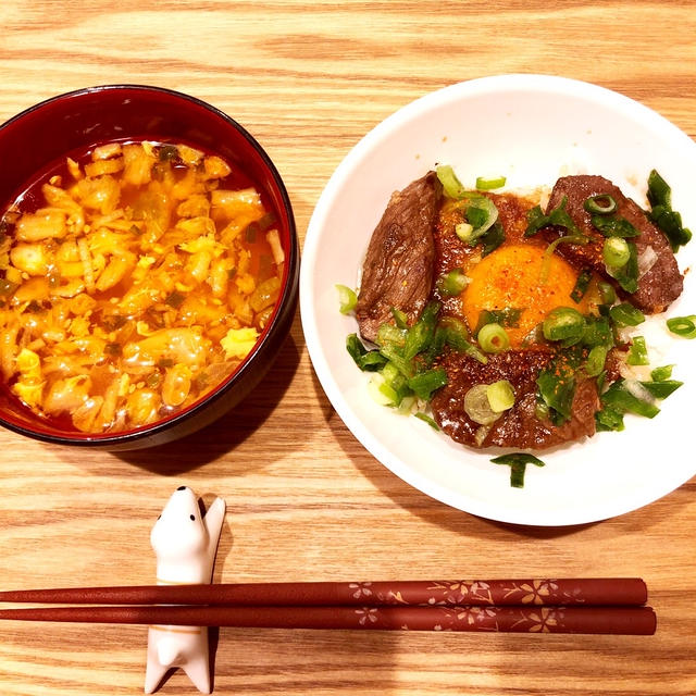 焼肉たまご丼