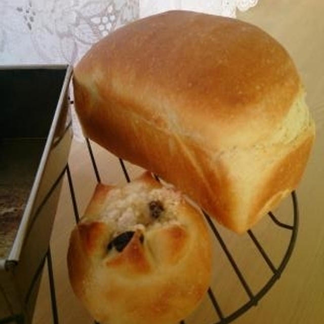 ミルクミニ食パン・レーズンシュガー♪