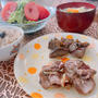 お昼ご飯♡ハツの塩麹焼きとレバー＊鉄分の話と岐阜新聞WEB版