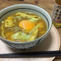 養命酒信州産もち米みりんを使ったカレーうどん