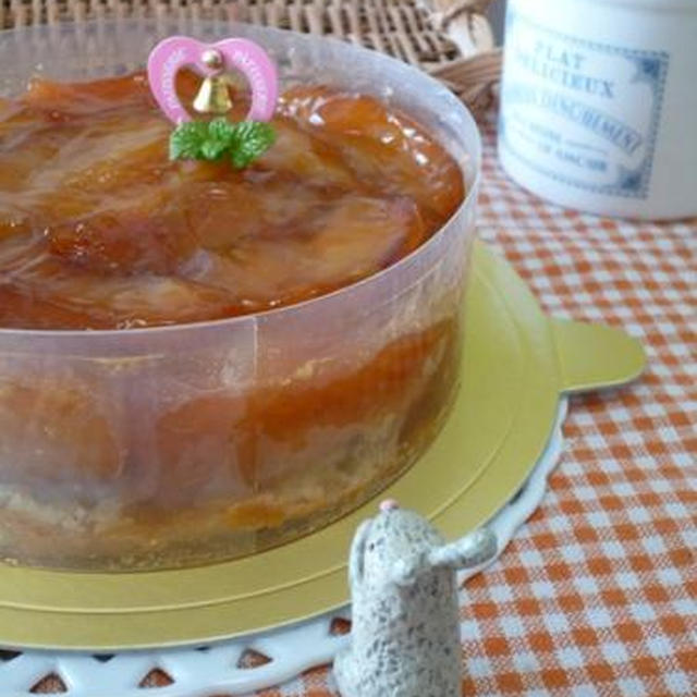 タルトタタン風りんごのケーキ作りました！