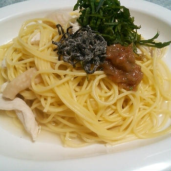 和風うめしそパスタ