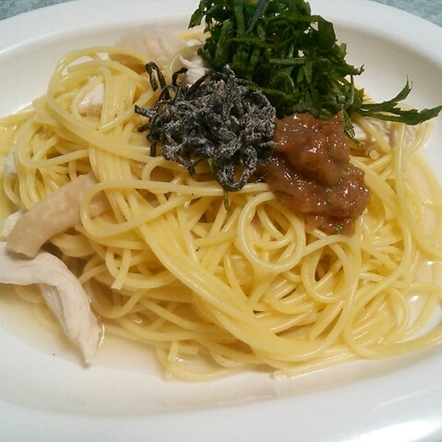 和風うめしそパスタ