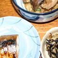 鯖と筑前煮とひじきの煮物