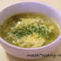 長ねぎのオニオングラタン風スープ