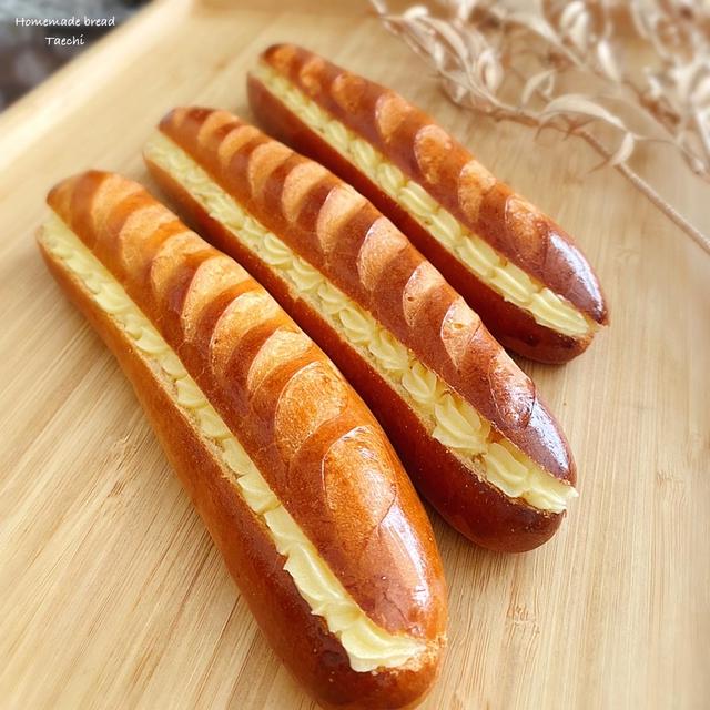 同じ生地でヴィエノワ、ニューイングランドホットドッグバンズ