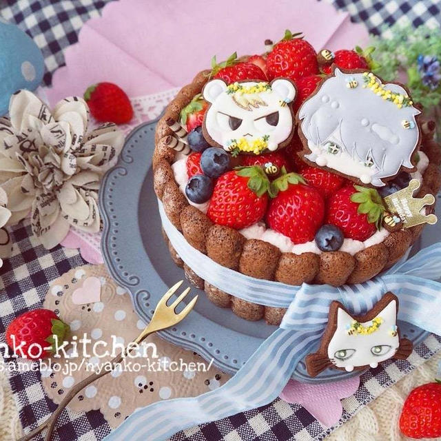 ミモザの日の誕生日ケーキ♡
