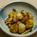 里芋と栗の炒め物☆柚子胡椒風味：明日はガスコンロの交換！